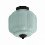 Load image into Gallery viewer, Vintage Eloise Milk Glass Flush Mount Ceiling Light - Vintage Charm Soft Glow