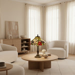 Afbeelding laden in galerijweergave, TF Harken Decoratieve Juweeltafellamp - Prachtig Glazen Ontwerp Perfect voor Slaapkamer of Woonkamer