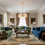 Afbeelding laden in galerijweergave, Liorin Geometrische Hanglamp – Moderne Sierlijke Metalen en Stoffen Kap Hanglamp voor Interieurs