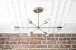 Load image into Gallery viewer, Mobilux Line Mid Century Modern Chandelier - 6 Heads Hanging Ceiling Light