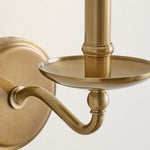 Afbeelding laden in galerijweergave, Tela Classic ijzeren kandelaar wandkandelaar – rustiek metalen enkele of dubbele armatuur voor hal en eetkamer