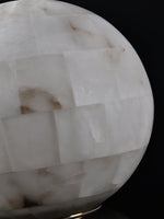 Bild in die Galerieansicht laden, Alabaster Kugel Tischlampe