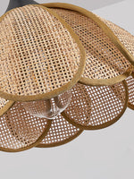 Bild in die Galerieansicht laden, Bloom Rattan Pendelleuchte