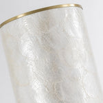 Load image into Gallery viewer, Nacrelith Capiz Shell Wall Sconce Layered Texture Design - Modern Wall Lamp for Living Space