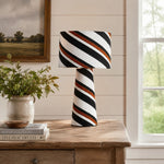 Cargar imagen en el visor de la Galería, Striped Fabric Pendant Lamp