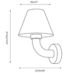 Carica l'immagine nella visualizzazione Galleria, Lampada da parete Twist Shine