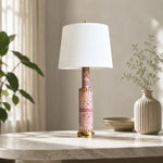 Załaduj obraz do przeglądarki galerii, Floral Ceramic Table Lamp
