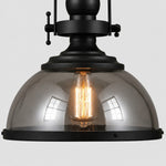Bild in die Galerieansicht laden, Ivoran Industrial Metal Smoky Glass Pendant Lamp — Suitable for Kitchen Island