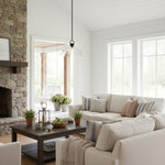 Afbeelding laden in galerijweergave, Lirra heldere glazen industriële hanglamp - perfect voor keukeneiland en eetkamer