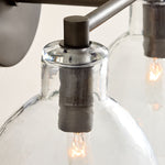 Afbeelding laden in galerijweergave, Glavira gerecyclede glazen dubbele wandlamp - binnen messing wandverlichting