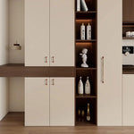 Afbeelding laden in galerijweergave, Vintage Walnut Brass Single Hole Double Ball Wooden Cabinet Pulls With Traditional Style-Seendoor