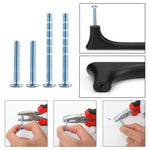 Load image into Gallery viewer, Modern Metal Black Cabinet Handles Drawer Pulls