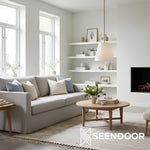 Load image into Gallery viewer, Luvora Pleated Linen Drum Modern Pendant Light for Dining & Entryway