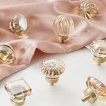 Load image into Gallery viewer, Modern Mushroom Cabinet Knob – Clear Glass Diamond Drawer Knobs