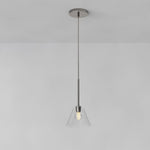 Load image into Gallery viewer, Conica Glass Cone Pendant Lamp – Modern Style Light for Any Room