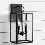 Load image into Gallery viewer, Ferrix Industrial Outdoor Wall Light – Iron & Glass Lighting for Patio