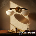 Load image into Gallery viewer, Opalume Multi-head Contemporary Wall Lamp for Mirror & Hallway
