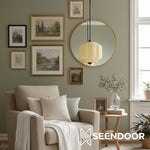 Load image into Gallery viewer, Eloise Vintage Glass Chandelier - Milk Glass Home Accent