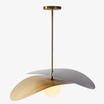 Afbeelding laden in galerijweergave, Tynora hanglamp - modern met metalen afwerkingen en glas