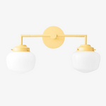 Load image into Gallery viewer, Opalume Glass Vanity Light - Vintage Inspired Bathroom Wall Lighting