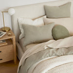 Load image into Gallery viewer, Brina Glass USB Table Lamp - Modern Bedside Desk Light with Style