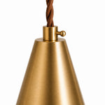 Cargar imagen en el visor de la Galería, Vintage Leather Faux Marble Teardrop Pendant Light for Dining Rooms and Bedside