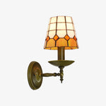 Bild in die Galerieansicht laden, TF Tivanny Vintage Retro Stained Glass Wall Lamp for Bedrooms and Entryways