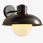 Load image into Gallery viewer, Cordax Industrial Modern Wall Lamp – Soft Opal Glass Glow for Hallway or Bedroom