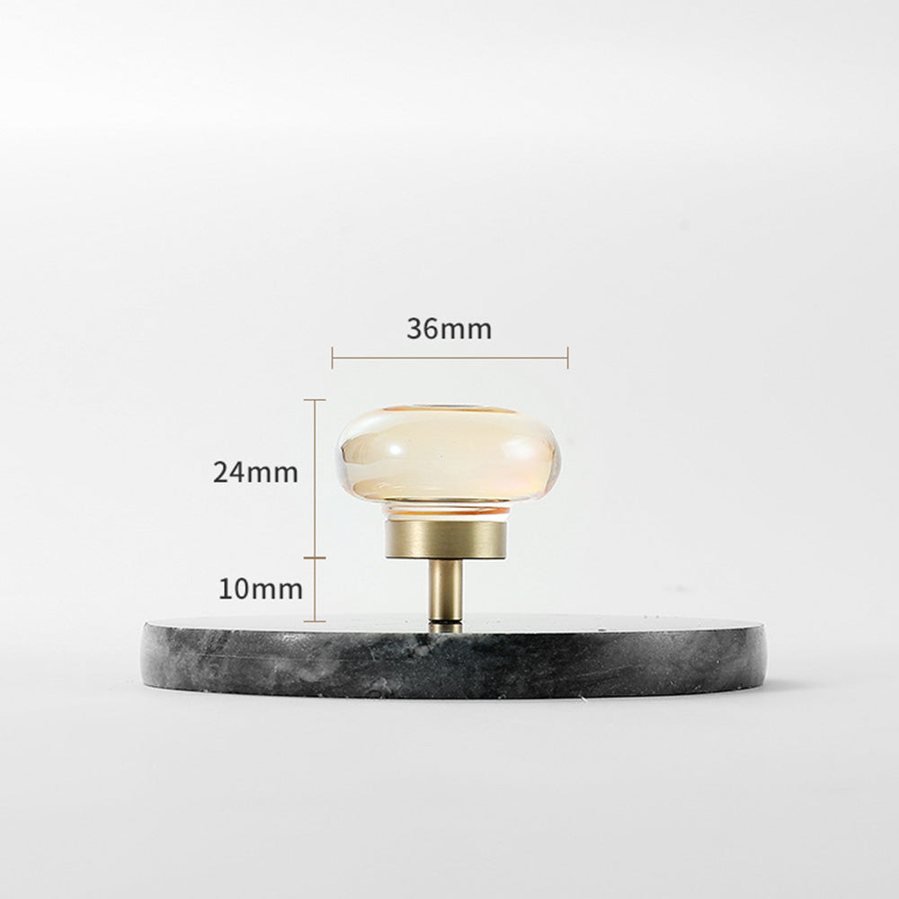 Modern Mushroom Cabinet Knob – Clear Glass Diamond Drawer Knobs