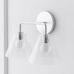 Load image into Gallery viewer, Conica Cone Wall Sconce - 1, 2, 3-Light Modern Glass Lighting