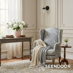 Afbeelding laden in galerijweergave, Tierlux glazen kaptafelverlichting - Art deco badkamerarmatuur met wolkenkrabberlampenkappen