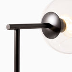 Load image into Gallery viewer, Brina Glass USB Table Lamp - Modern Bedside Desk Light with Style