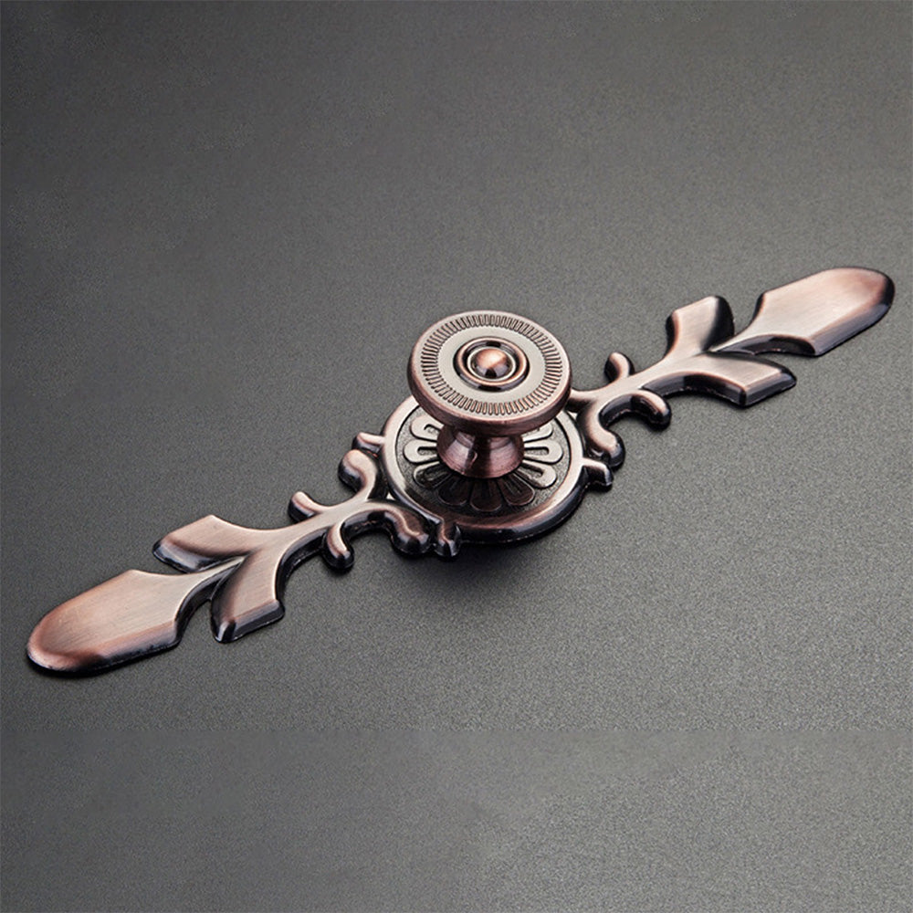 Modern Plate Flower Drawer Cabinet Handle