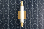 Load image into Gallery viewer, Ornato Luxe Modern Vanity Sconce - Art Deco Wall Light with Cylinder Shade