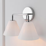 Load image into Gallery viewer, Conica Cone Wall Sconce - 1, 2, 3-Light Modern Glass Lighting