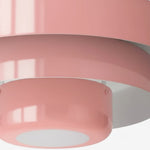 Cargar imagen en el visor de la Galería, Lámpara de Techo Redonda en Capas Colorida Veleora - Luminaria de Metal Estilo Bauhaus para Iluminación Interior de Dormitorio y Cocina