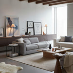 Afbeelding laden in galerijweergave, Zevatik Tafellamp met Slanke Stengel en Linnen Kap voor Bedverlichting