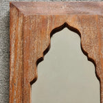 Załaduj obraz do przeglądarki galerii, Rustic Carved Wood Arch Wall Mirror image 6