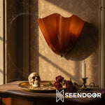 Carica immagine nel visualizzatore della Galleria, Lampada da parete in vetro artigianale Bellina design contemporaneo per corridoio