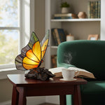 Afbeelding laden in galerijweergave, TF Butterfly Tafellamp – Natuurgeïnspireerd glazen ontwerp perfect voor woonkamers of gangen