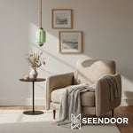 Load image into Gallery viewer, Eloise Vintage Glass Chandelier - Milk Glass Home Accent