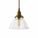 Cargar imagen en el visor de la Galería, Clear smooth glass pendant