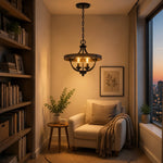 Cargar imagen en el visor de la Galería, Reading nook pendant lighting scene
