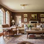 Load image into Gallery viewer, Glorica Glass Geometric Brass Pendant Light - Hand-Blown Globe Design