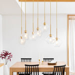 Load image into Gallery viewer, Talvior Luminous Geometric 7-Light Faceted Glass Chandelier