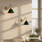 Afbeelding laden in galerijweergave, Penia Moderne Klassieke Industriële Afgeschuinde Wandlamp