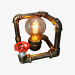 Cargar imagen en el visor de la Galería, Ode retro industrial pipe table lamp