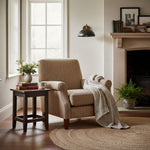 Cargar imagen en el visor de la Galería, Curva Aplique de Pared Industrial de Metal - Brazo Curvo de Latón - Lámpara con Cúpula Martillada