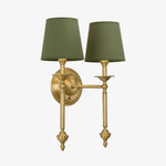 Afbeelding laden in galerijweergave, Arcuma Koperen Wandlamp – Elegante Wandkandelaar voor Traditionele en Overgangsinterieurs