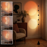 Załaduj obraz do przeglądarki galerii, Floor lamp showing multiple warm projection moods